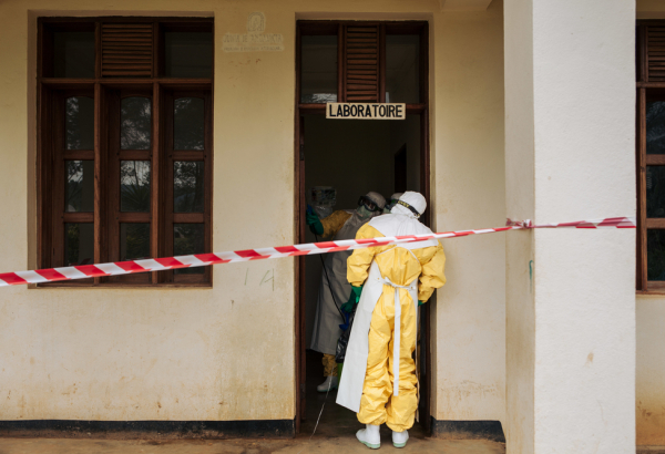 Decontamination activities in Kalunguta health zone, North Kivu province, DRC