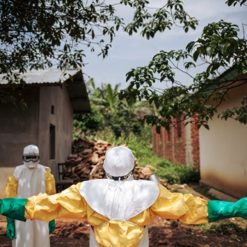 Decontamination activities in Kalunguta health zone, North Kivu province, DRC