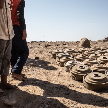 Landmines in Taiz and Hodeidah governorates