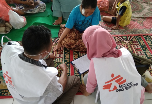 MSF team visits tsunami affected areas