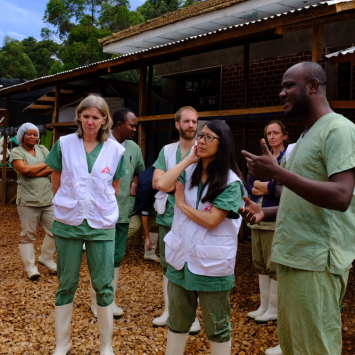 Joanne Liu visiting an ETC in Butembo, DR Congo
