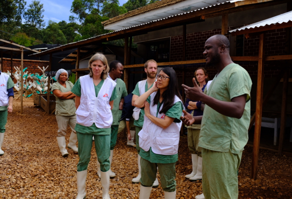 Joanne Liu visiting an ETC in Butembo, DR Congo