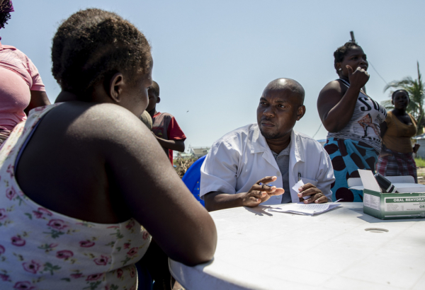 Mobile Clinics in Ponta Gea, Beira area.