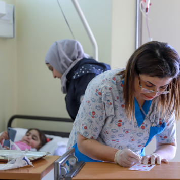 Kids’ Zone at MSF Thalassemia programme