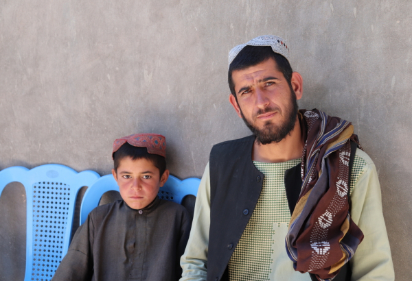 Displaced families in Herat