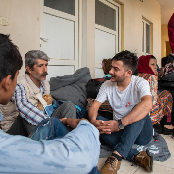 Iraq - Newly arrived refugees from NE Syria