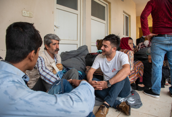 Iraq - Newly arrived refugees from NE Syria