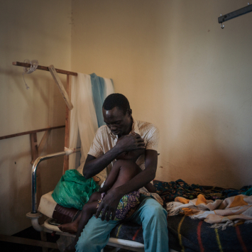 Measles Unit in Biringi Hospital, Ituri Province