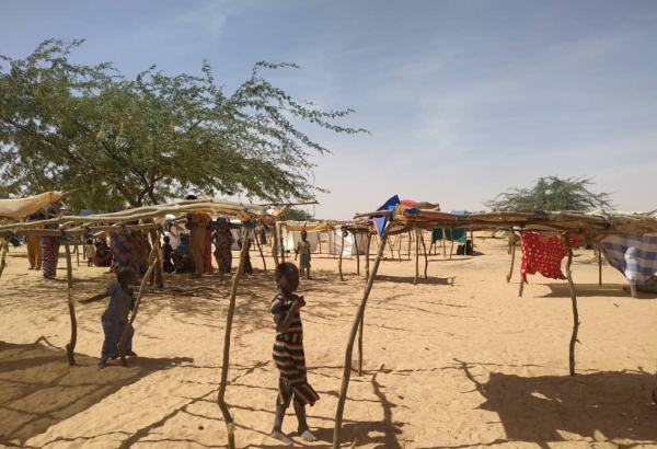 Refugee population in Andeamboukane, Mali