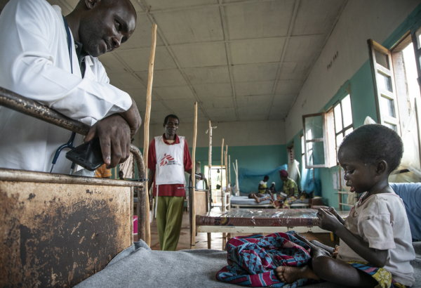 Measles intervention in Boso Manzi