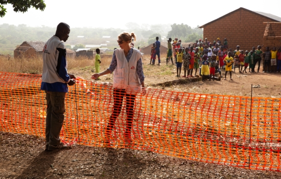 Respuesta al sarampión en Bera, República Centroafricana, 2020