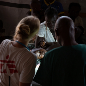 MSF Measles Intervention Bossangoa: Measles Hospital Ward