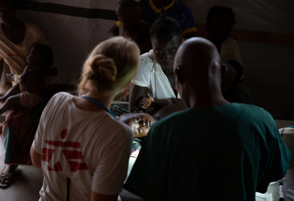 MSF Measles Intervention Bossangoa: Measles Hospital Ward