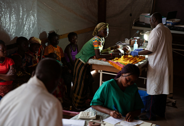 MSF Measles Intervention Bossangoa: Measles Hospital Ward