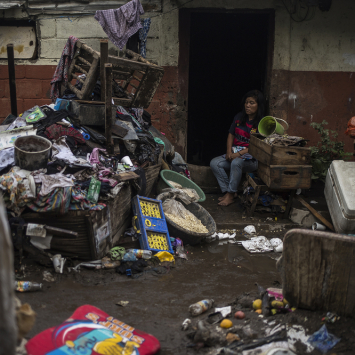 Emergency intervention for storm Amanda in San Salvador