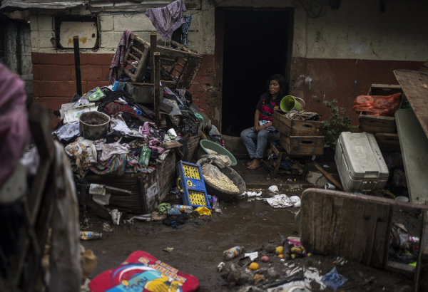 Emergency intervention for storm Amanda in San Salvador