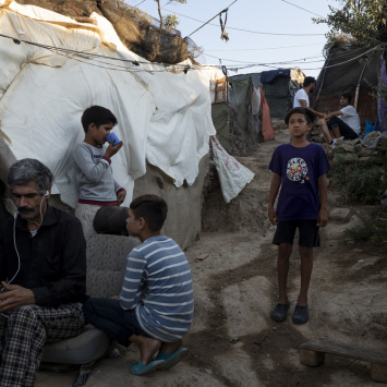 Yasin, 9 year-old boy in Moria