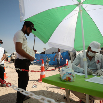 Surge in COVID-19 cases adds new challenges to the humanitarian response in north-west Syria