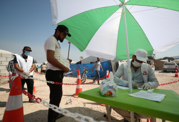 Surge in COVID-19 cases adds new challenges to the humanitarian response in north-west Syria