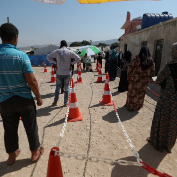 Surge in COVID-19 cases adds new challenges to the humanitarian response in north-west Syria