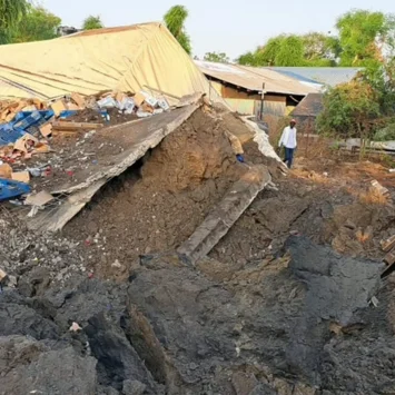 El hospital destruido en Lankien, Sudán del Sur. © MSF