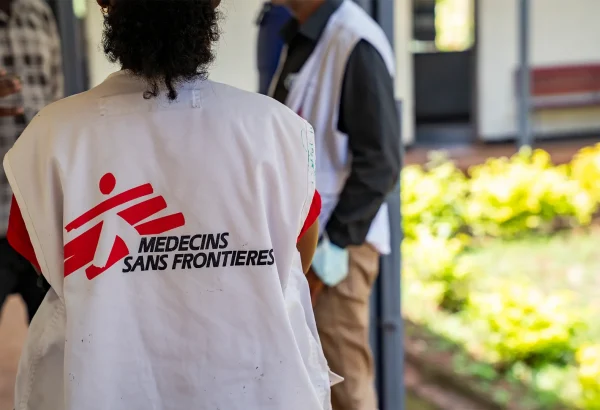 Un equipo de MSF visita el Centro de Salud de Jemu.