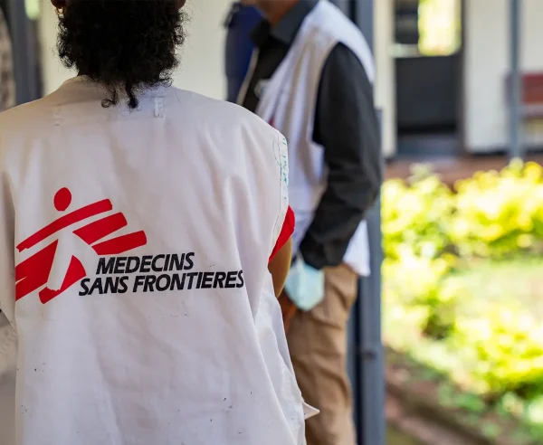 Un equipo de MSF visita el Centro de Salud de Jemu.