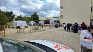 MSF desplegó una clínica móvil en Saida, al sur de Líbano. © MSF