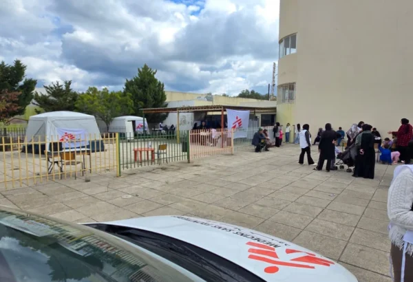 MSF desplegó una clínica móvil en Saida, al sur de Líbano. © MSF