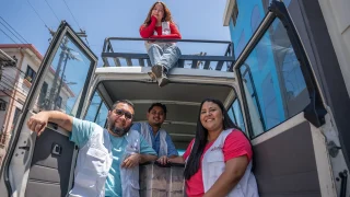 Equipo de atención inclusiva para pacientes LGBTQI+ en San Pedro Sula, Honduras.