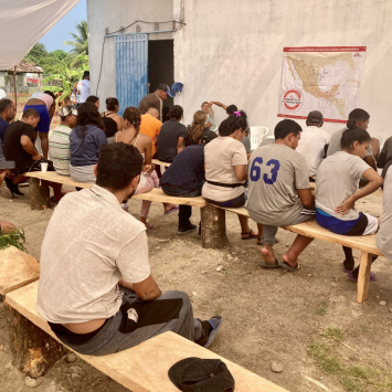 La clínica de Médicos Sin Fronteras en San Pedro Tapanatepec, Oaxaca, México